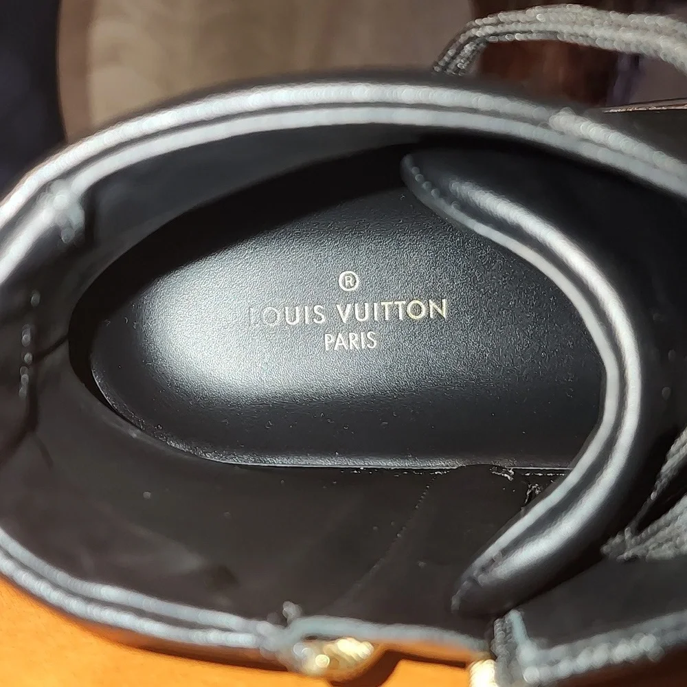 Louis Vuitton high top fashion tennis shoe. Authentic - Picture 10 of 16
